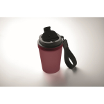 Auslaufsicherer To-Go-Becher RPET-Band 300 ml farbe bordeaux zweites Detailbild