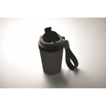 Auslaufsicherer To-Go-Becher RPET-Band 300 ml farbe schwarz zweites Detailbild