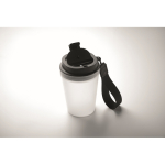 Auslaufsicherer To-Go-Becher RPET-Band 300 ml farbe weiß-transparent zweites Detailbild