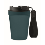 Auslaufsicherer To-Go-Becher RPET-Band 300 ml farbe marineblau