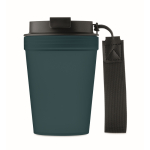 Auslaufsicherer To-Go-Becher RPET-Band 300 ml farbe marineblau fünfte Ansicht