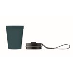 Auslaufsicherer To-Go-Becher RPET-Band 300 ml farbe marineblau sechste Ansicht