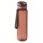 Kunststoffflasche 1L mit Zeitmarken + Klappdeckel farbe bordeaux dritte Ansicht