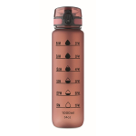 Kunststoffflasche 1L mit Zeitmarken + Klappdeckel farbe bordeaux siebte Ansicht
