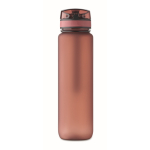 Kunststoffflasche 1L mit Zeitmarken + Klappdeckel farbe bordeaux achte Ansicht