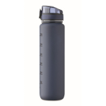 Kunststoffflasche 1L mit Zeitmarken + Klappdeckel farbe marineblau neunte Ansicht