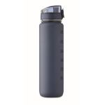Kunststoffflasche 1L mit Zeitmarken + Klappdeckel farbe marineblau zehnte Ansicht