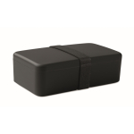 Brotdose Kunststoff mit Elastikband 750 ml farbe schwarz