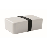 Brotdose Kunststoff mit Elastikband 750 ml farbe grau achte Ansicht