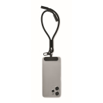 RPET-Armband fürs Handy mit Ladekabel farbe schwarz zweite Ansicht