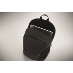 Laptop-Rucksack mit Außentaschen 15'' farbe schwarz Detailbild
