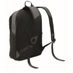 Laptop-Rucksack mit Außentaschen 15'' farbe dunkelgrau dritte Ansicht