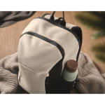 Laptop-Rucksack mit Außentaschen 15'' farbe elfenbeinfarben Stimmungsbild zweite Ansicht