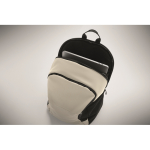 Laptop-Rucksack mit Außentaschen 15'' farbe elfenbeinfarben Detailbild