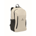 Laptop-Rucksack mit Außentaschen 15'' farbe elfenbeinfarben Hauptansicht