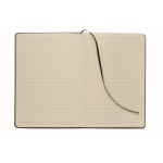 A5-Hardcover-Notizbuch mit Handyhalter farbe schwarz siebte Ansicht