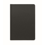 Notizbuch aus Zuckerrohr mit Hardcover, A5, liniertes Papier farbe schwarz