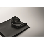 Kleine RPET-Tasche bunt mit Bodenfalte 80 g/m² farbe schwarz drittes Detailbild