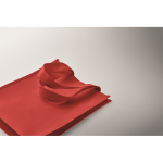 Kleine RPET-Tasche bunt mit Bodenfalte 80 g/m² farbe rot drittes Detailbild