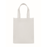 Kleine RPET-Tasche bunt mit Bodenfalte 80 g/m² farbe weiß zweite Ansicht