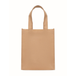 Kleine RPET-Tasche bunt mit Bodenfalte 80 g/m² farbe elfenbeinfarben zweite Ansicht