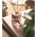 Duftdiffusor 6 Stäbchen Vanille + Deko-Blumen farbe transparent Stimmungsbild Hauptansicht