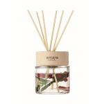 Duftdiffusor 6 Stäbchen Vanille + Deko-Blumen farbe transparent Hauptansicht