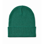 Klassische Polyester-Mütze in Einheitsgröße farbe dunkelgrün