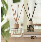 Diffusor mit 6 Stäbchen im Glas Vanille farbe transparent Stimmungsbild