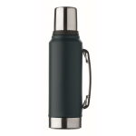 Thermoskanne recycelter Edelstahl mit Becher 1L farbe marineblau zweite Ansicht