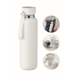Isolierflasche mit Griff und Becher, 500 ml farbe weiß zweite Ansicht