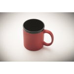Keramiktasse Soft-Touch bunt 300 ml farbe rot viertes Detailbild