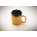 Keramiktasse Soft-Touch bunt 300 ml farbe gelb viertes Detailbild