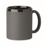 Keramiktasse Soft-Touch bunt 300 ml farbe dunkelgrau