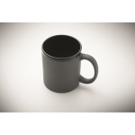 Keramiktasse Soft-Touch bunt 300 ml farbe dunkelgrau viertes Detailbild