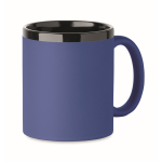 Keramiktasse Soft-Touch bunt 300 ml farbe köngisblau