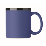 Keramiktasse Soft-Touch bunt 300 ml farbe köngisblau zweite Ansicht