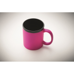 Keramiktasse Soft-Touch bunt 300 ml farbe pink viertes Detailbild