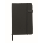 Schwarzes Hardcover-Notizbuch mit USB A5 farbe schwarz