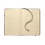 Schwarzes Hardcover-Notizbuch mit USB A5 farbe schwarz zweite Ansicht