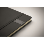 Schwarzes Hardcover-Notizbuch mit USB A5 farbe schwarz drittes Detailbild