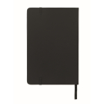 Schwarzes Hardcover-Notizbuch mit USB A5 farbe schwarz siebte Ansicht
