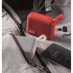 Mini-Bluetooth-Lautsprecher mit Tragegriff farbe rot Stimmungsbild Hauptansicht