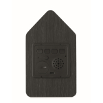 Vogelhaus-Wecker mit LED-Display farbe schwarz dritte Ansicht