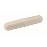 Set mit 3 nachhaltigen Bestecken im Etui farbe beige fünfte Ansicht