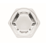 Kurzes Glas für Likör, geometrisch, 300 ml farbe transparent achte Ansicht
