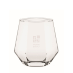Kurzes Glas für Likör, geometrisch, 300 ml farbe transparent Ansicht mit Druckbereich