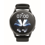 Wasserdichte Smartwatch mit Silikonarmband farbe schwarz sechste Ansicht