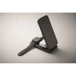 3-in-1-Ladestation mit Handyhalterung, geeignet für Apple® Geräte farbe schwarz Detailbild
