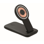3-in-1-Ladestation mit Handyhalterung, geeignet für Apple® Geräte farbe schwarz